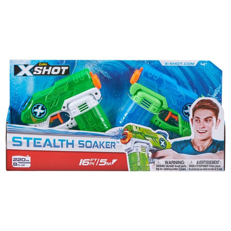 XShot Water Water WarfareWater BlasterDouble Small Stealth Soaker di