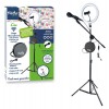 Anello Luminoso a Led Diam. 26 Cm Amplificatore Wireless con Microfono Dinamico Lee di Pretty Mate Industries Company Limited