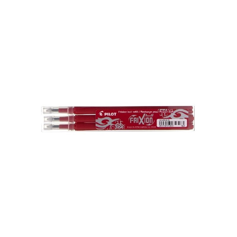 Set 3 Pz. Refill Frixion 0,7 Rosso Bls-Fr7-R-S3 di Pilot