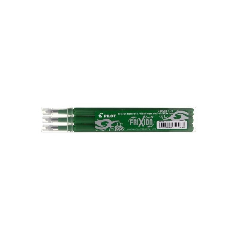 Set 3 Pz. Refill Frixion 0,7 Verde Bls-Fr7-G-S3 di Pilot
