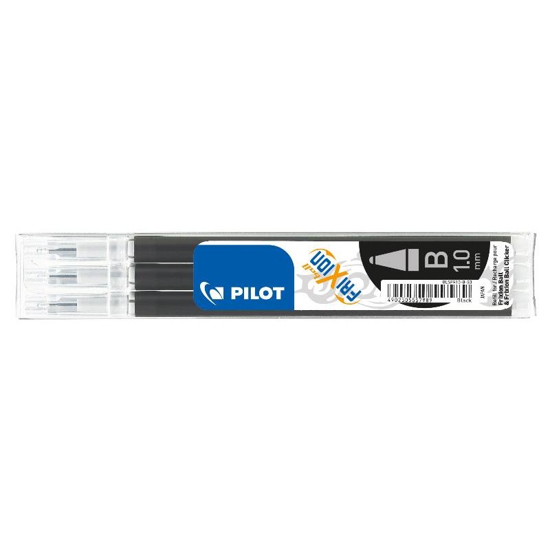 Refill Frixion per Tratto 1mm Colore Nero di Pilot