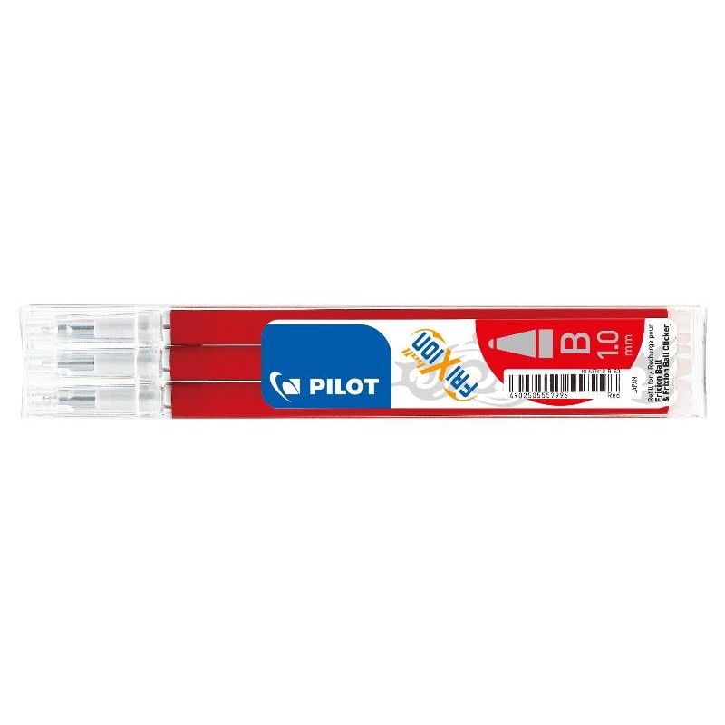 Refill Frixion per Tratto 1mm Colore Rosso di Pilot