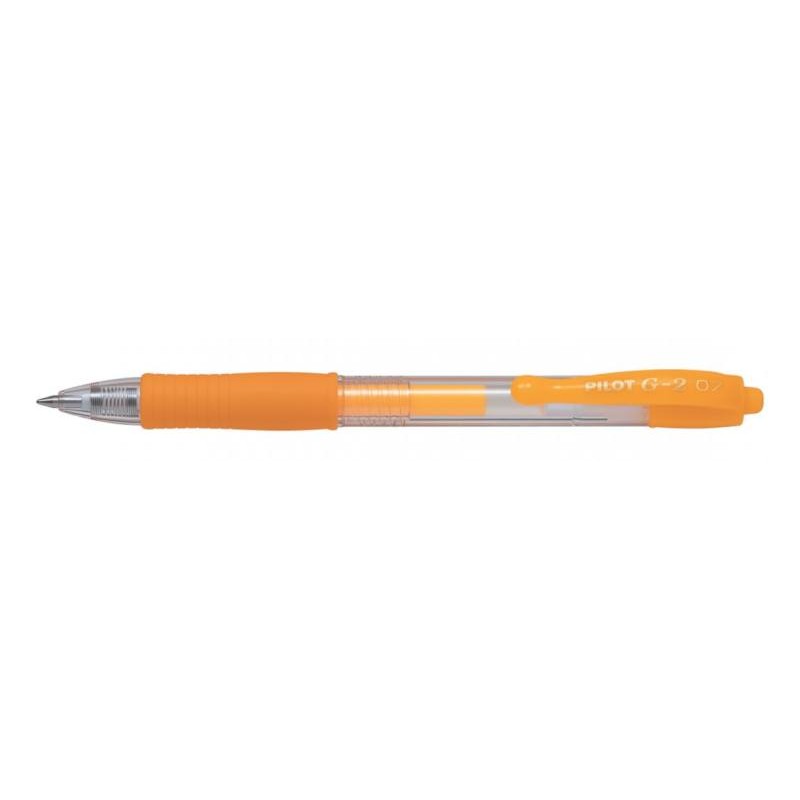 Pilot G-2 Neon Punta 0,7mm Colore Arancio Albicocca (Chiaro)