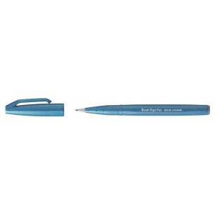Sign Pen Brush Pentel Azzurro di Pentel Ital. Spa