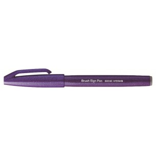 Sign Pen Brush Pentel Viola di Pentel Ital. Spa