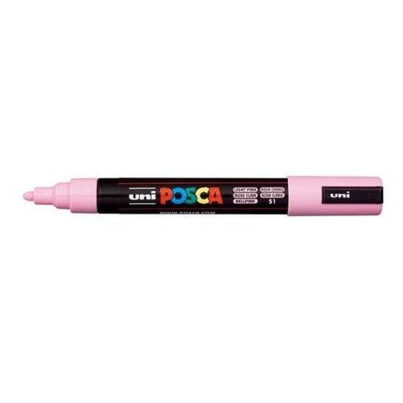 Posca Medio Rosa Chiaro Pennarello Uniposca Marker Medio 2,5 Mm di Osama