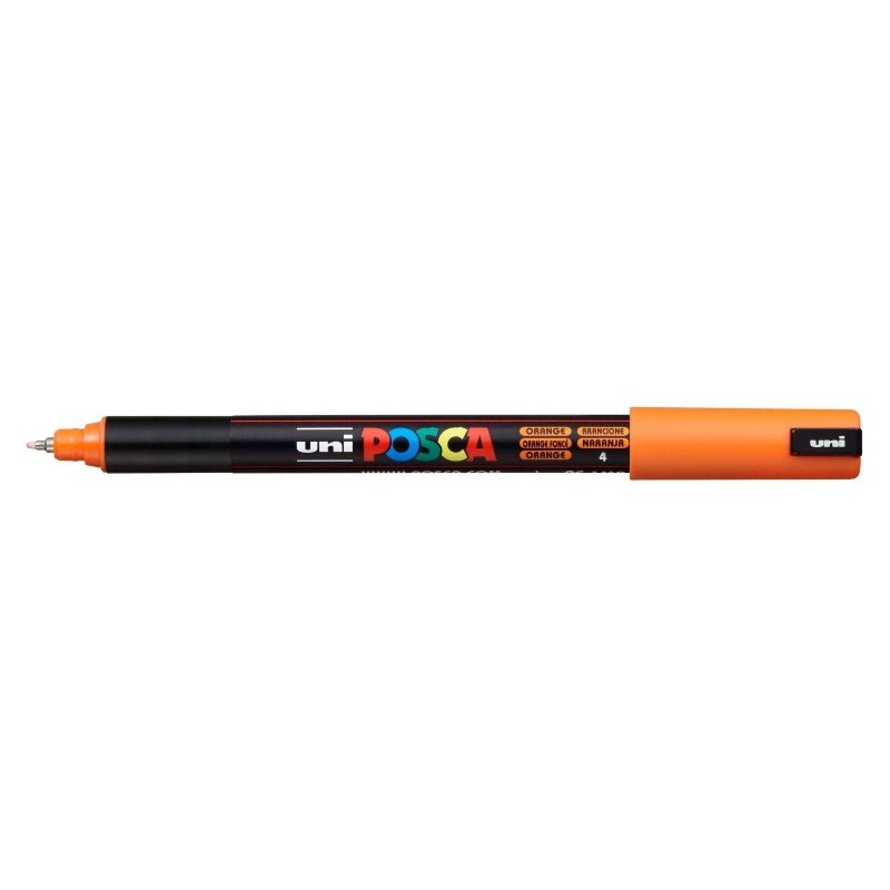Poscapen Arancione Pennarello Uniposca Marker Ultra Fine 0,7 Mm di Osama