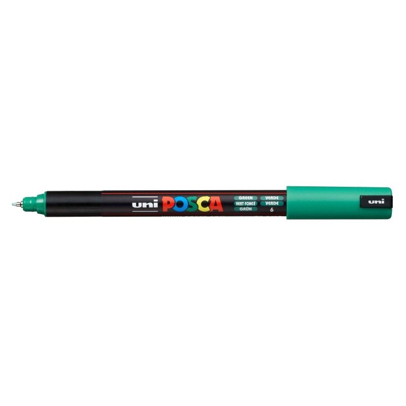 Poscapen Verde Pennarello Uniposca Marker Ultra Fine 0,7 Mm di Osama