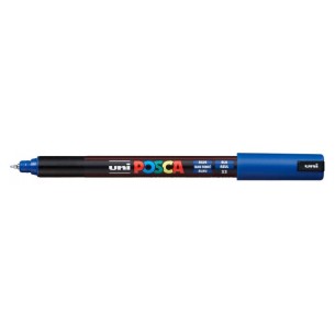 Poscapen Blu Pennarello Uniposca Marker Ultra Fine 0,7 Mm di Osama
