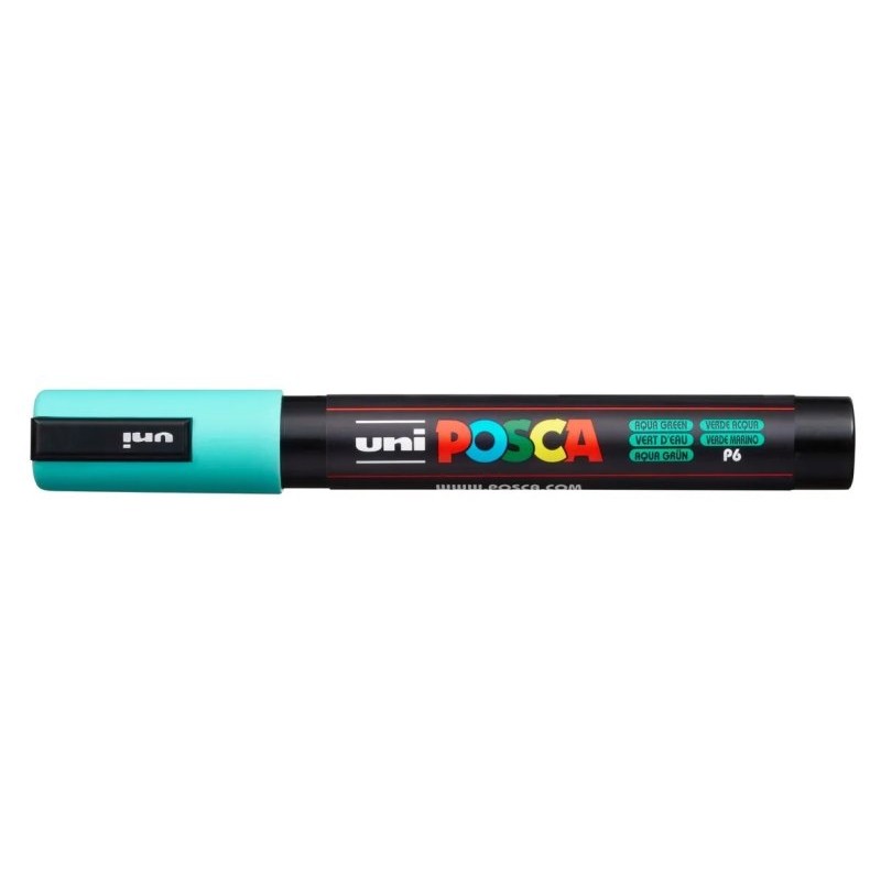 Posca Medio Verde Acqua Pennarello Uniposca Marker Medio 2,5 Mm di Osama