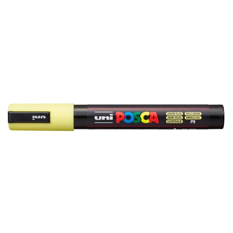 Posca Medio Giallo Sunshine Pennarello Uniposca Marker Medio 2,5 Mm di Osama