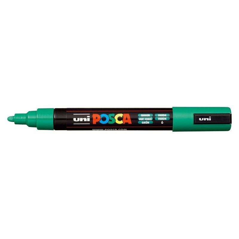 Posca Medio Verde Pennarello Uniposca Marker Medio 2,5 Mm di Osama