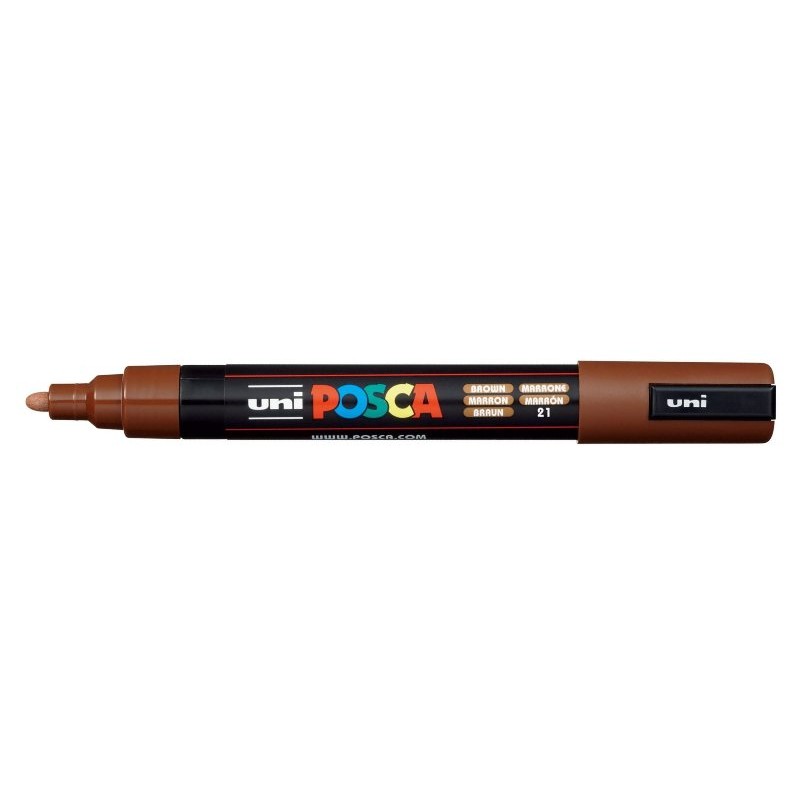Posca Medio Marrone Pennarello Uniposca Marker Medio 2,5 Mm di Osama