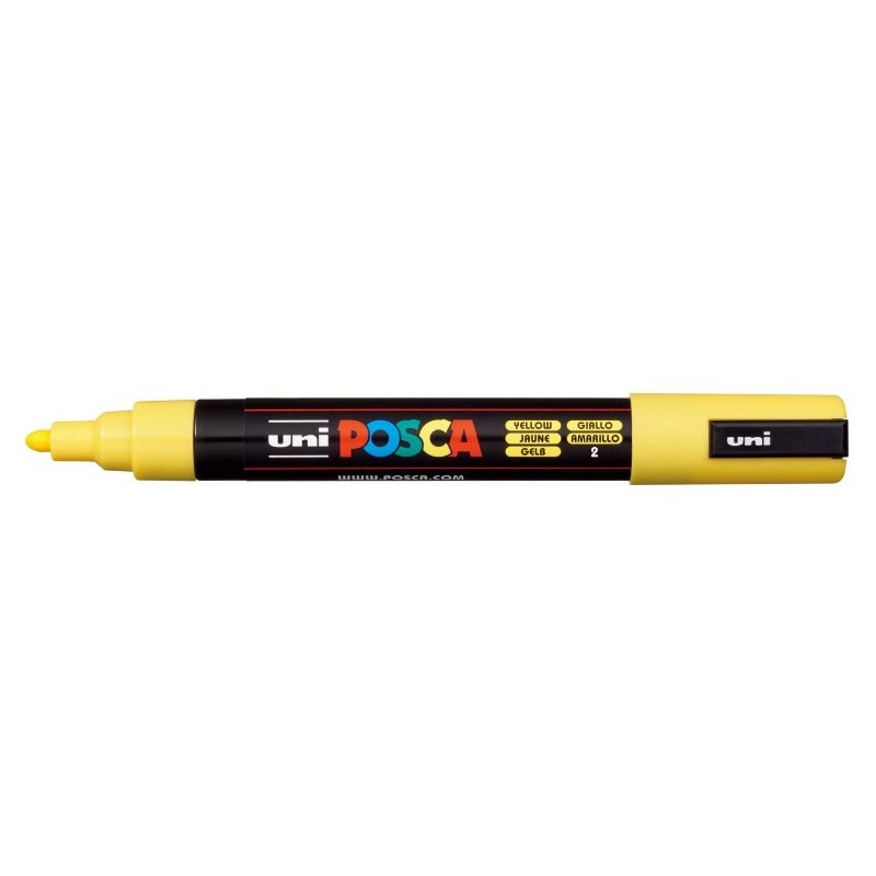 Posca Medio Giallo Pennarello Uniposca Marker Medio 2,5 Mm di Osama