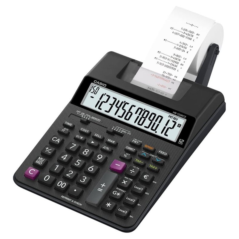 Calcolatrice Scrivente Casio Hr-150