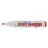 T-Shirt Marker Tessuto Rosso di Osama