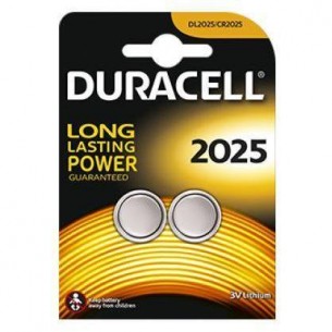 Blister 2 Pile Bottone 2025 3v al Litio di Duracell