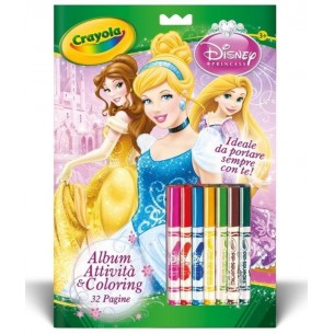 Album Attivita -Coloring Princess Iva.Ass.Imp Art74 Pvp4 di Crayola