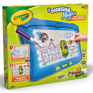 Lavagna per Disegnare - Contiene Pennarelli e Figurine di Crayola