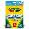 12 Pennarelli Superpunta Lavabili di Crayola