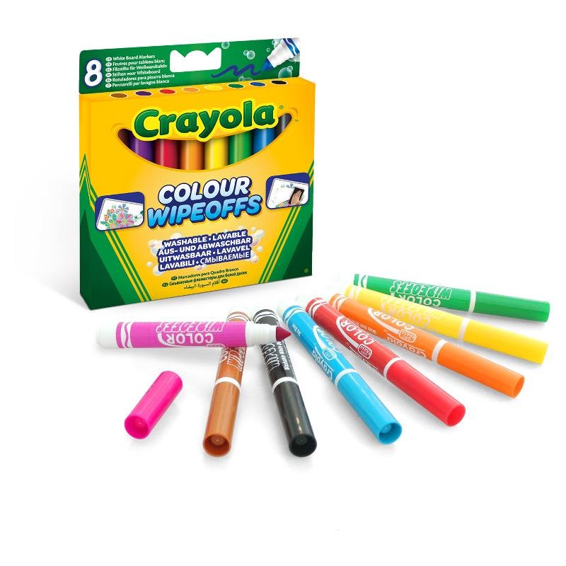8 Pennarelli per Lavagna Bianca di Crayola
