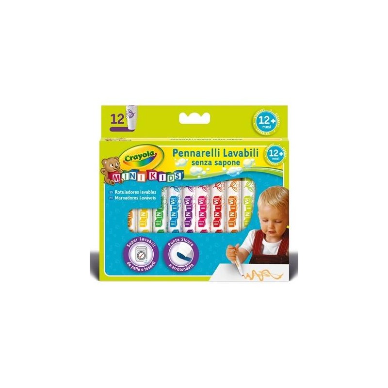 12 Colori Fibra Mini Kids di Crayola