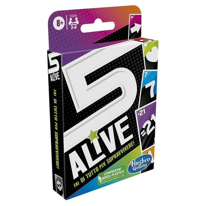 5 Alive il Gioco di Carte di Hasbro Games