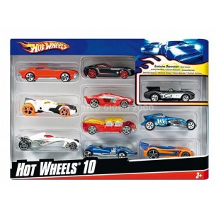 Hot Wheels Conf. 10 Veicoli di Mattel Hotwheels