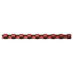 Dorso Plastico Diam.10 Rosso Cf. 100 di Fellowes Leonardi Spa