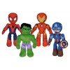 Personaggi Posable Body Cm.25 - 4 Asst (Capitan America, Iron Man, Spider Man, Hulk) di Simba Peluche