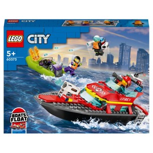 Barca di Soccorso Antincendio di Lego
