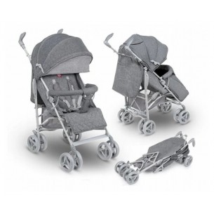Stroller Irma (Lo-Irma-Grey/Dark-Grey) di Lionelo Passeggini