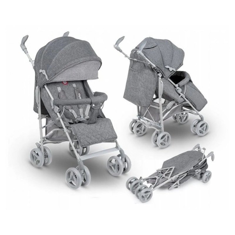 Stroller Irma (Lo-Irma-Grey/Dark-Grey) di Lionelo Passeggini