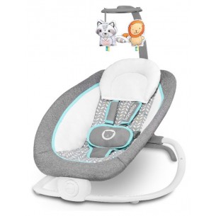 Swinging Chair Pascal (Lo-Pascal-Grey-Scandi) di Lionelo Cullette A Dondolo