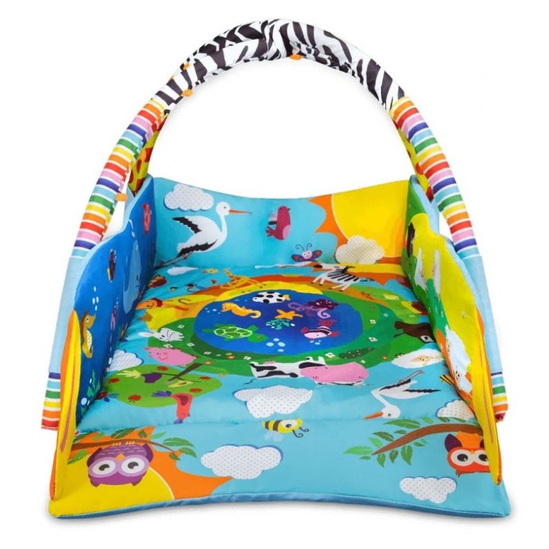 Educational Mat Anika (Lo-Anika-Plus-Blue/Yellow) di Lionelo Tappetoni Educativi