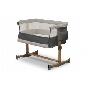 Bedside Crib Leonie (Lo-Leonie-Grey-Stone) di Lionelo Lettini