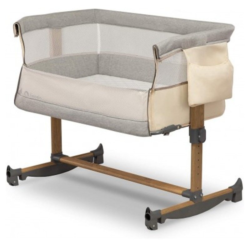 Bedside Crib Leonie (Lo-Leonie-Beige-Sand) di Lionelo Lettini