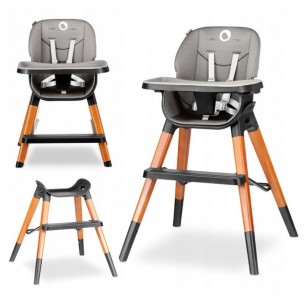 Feeding Chair Mona (Lo-Mona-Black-Onyx) di Lionelo Seggioloni