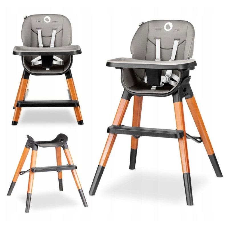 Feeding Chair Mona (Lo-Mona-Black-Onyx) di Lionelo Seggioloni