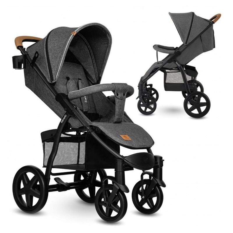 Stroller Annet (Lo-Annet-Plus-Stone-Caramel) di Lionelo Passeggini