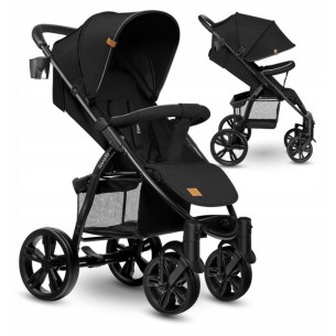 Stroller Annet (Lo-Annet-Plus-Black-Carbon) di Lionelo Passeggini