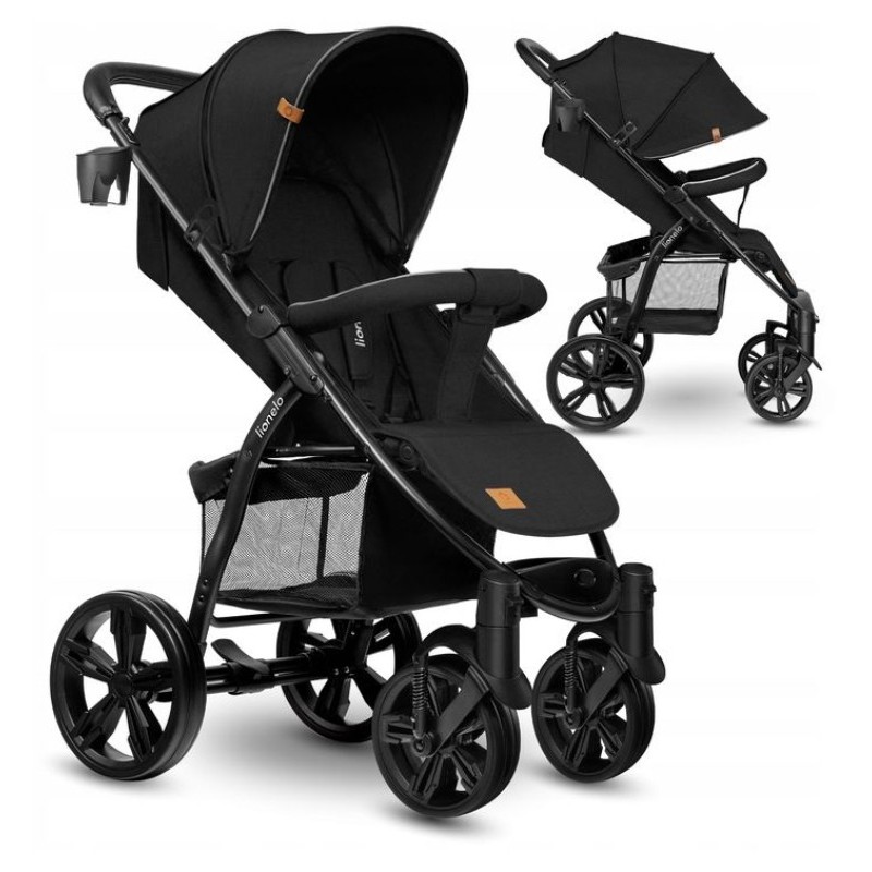 Stroller Annet (Lo-Annet-Plus-Black-Carbon) di Lionelo Passeggini