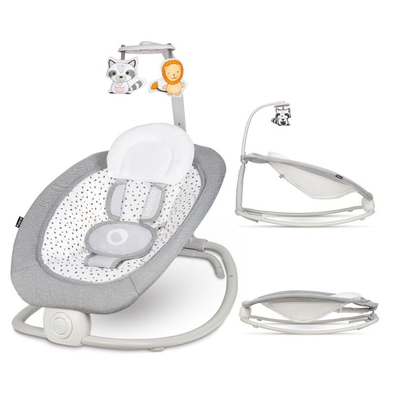 Swinging Chair Pascal (Lo-Pascal-Grey-Dove) di Lionelo Cullette A Dondolo