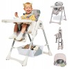 Feeding Chair Zanna (Lo-Zanna-Pink-Bubblegum) di Lionelo Seggioloni