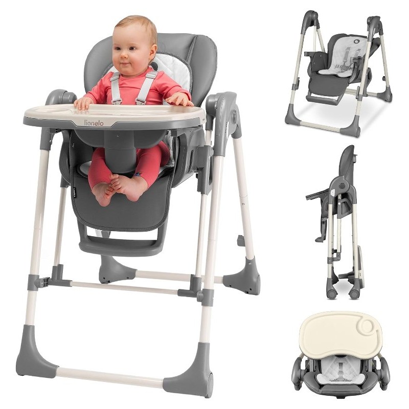 Swinging Chair Laurice (Lo-Laurice-Grey-Stone) di Lionelo Seggioloni