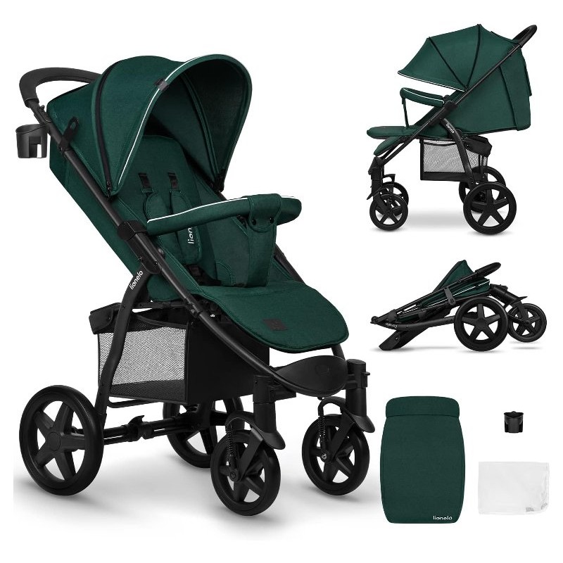 Stroller Annet (Lo-Annet-Plus-Green-Forest) di Lionelo Passeggini