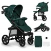 Stroller Annet (Lo-Annet-Plus-Green-Forest) di Lionelo Passeggini