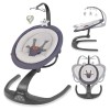 Swinging Chair Rina (Lo-Rina-Grey-Concrete) di Lionelo Cullette A Dondolo