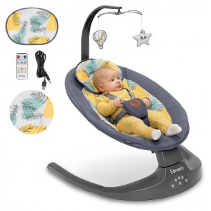 Swinging Chair Ralf (Lo-Ralf Grey Concrete) di Lionelo Cullette A Dondolo