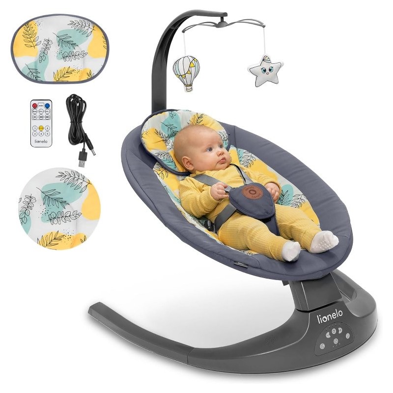 Swinging Chair Ralf (Lo-Ralf Grey Concrete) di Lionelo Cullette A Dondolo